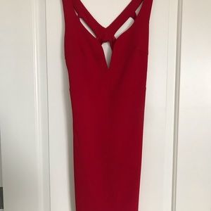 red tank top dress